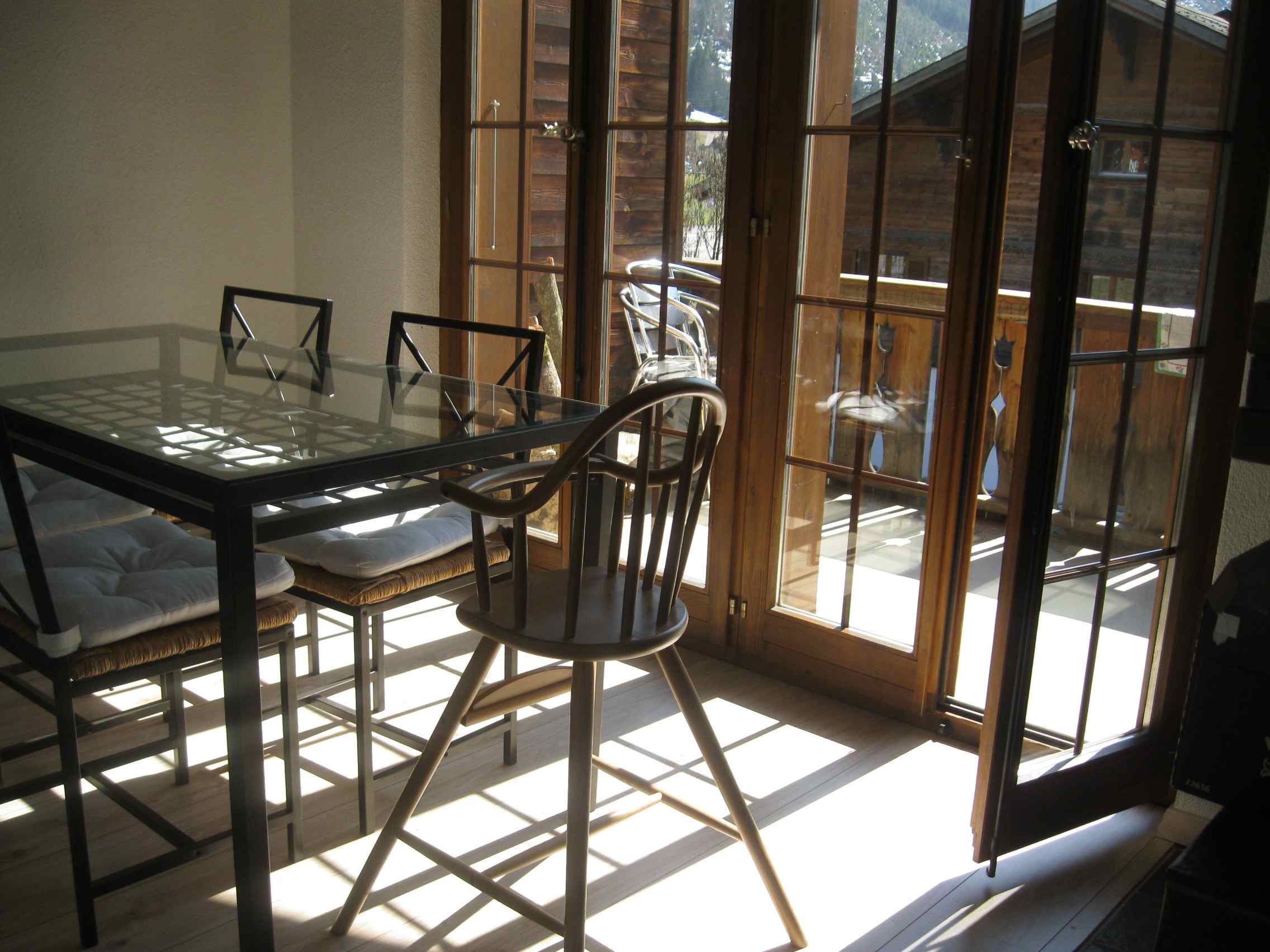 Esszimmer Ferienwohnung Berner Oberland